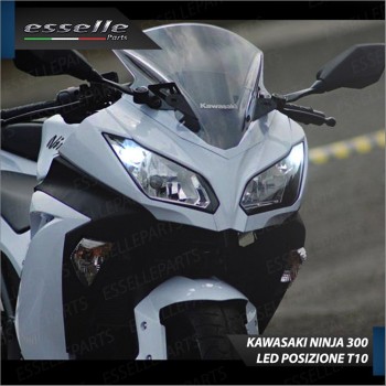 Conversione a Led per Kawasaki Ninja 300 ABS H7 e T10 6000K