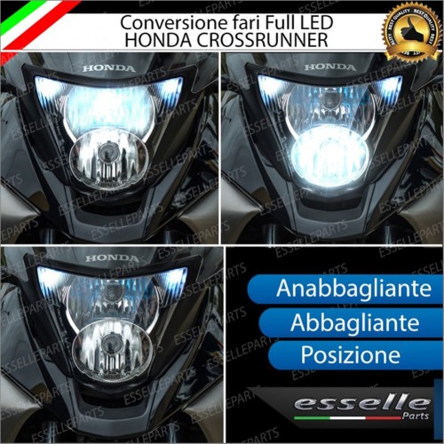 Conversione Completa Fari Full LED per Honda Crossrunner ABS 6000 Lumen 6000K