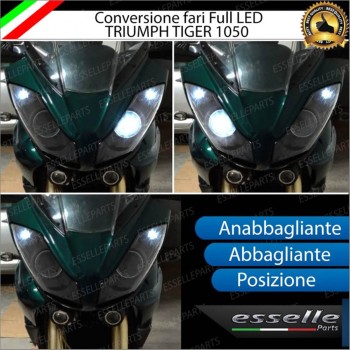 Fari Full LED Triumph Tiger 1050 (2006-2013) 6000K Bianco