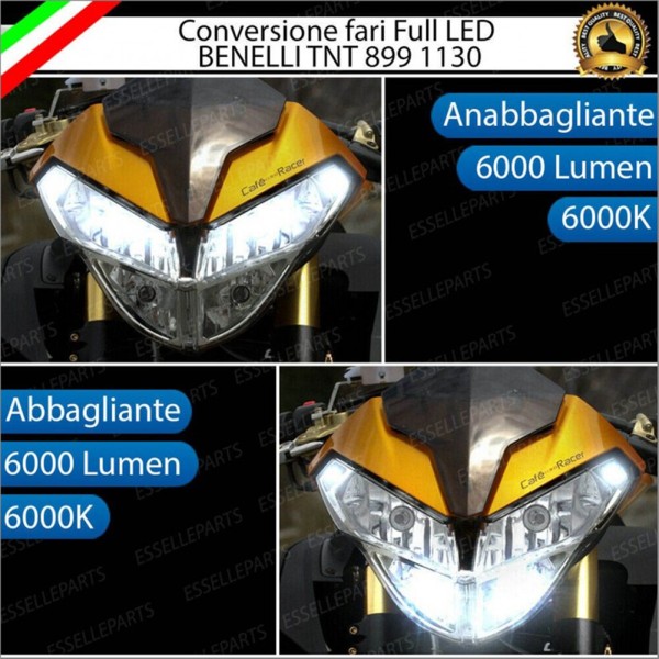 Conversione - ULTRA COMPATTA - Fari Full LED per BENELLI Tornado Tre 1130 (2007-2009) Naked Sport Evo