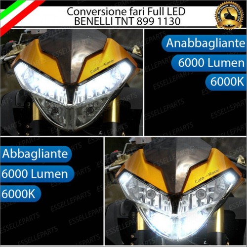 Conversione a LED H7 per BENELLI Tornado Naked Tre 899 S