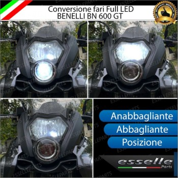 Conversione Fari Full LED - ULTRA COMPATTA - per BENELLI BN 600 2017-2018 GT