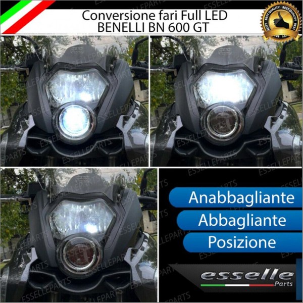Conversione Fari Full LED - ULTRA COMPATTA - per BENELLI BN 600 2013-2016 GT