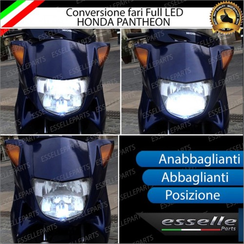 Conversione Fari Full LED per HONDA Pantheon 150 (1998-2002) Lampade 6000K Bianco Ghiaccio