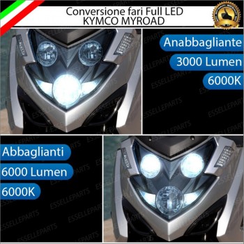 Conversione Fari Full LED ULTRA COMPATTA per KYMCO Myroad 700i 2011-2016