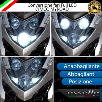 Conversione Fari Full LED ULTRA COMPATTA per KYMCO Myroad 700i 2011-2016