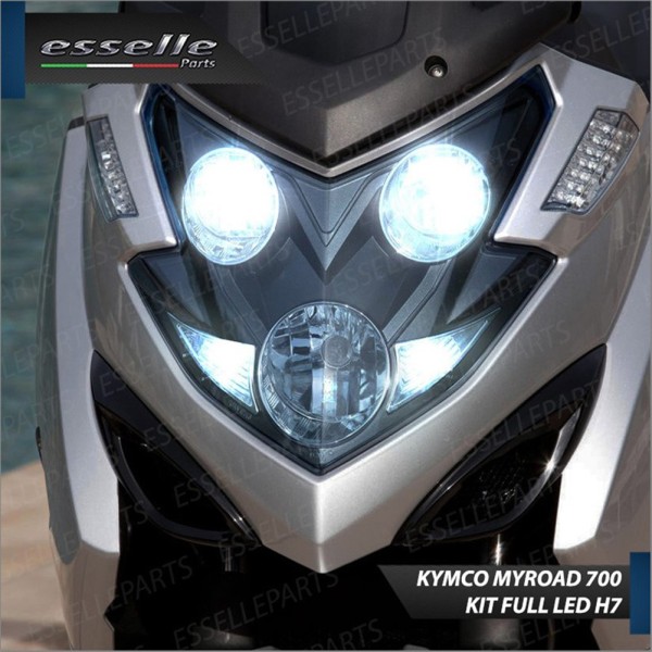 Conversione Fari Full LED ULTRA COMPATTA per KYMCO Myroad 700i 2011-2016
