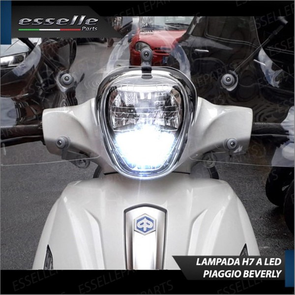 Conversione Fari Full LED ULTRA COMPATTA per PIAGGIO Beverly 300 2010-2016 i.e.