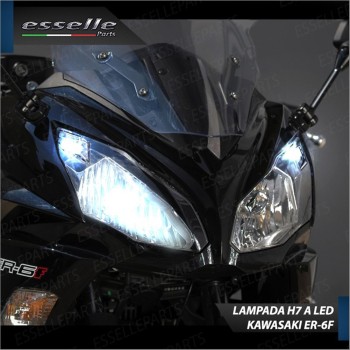 Conversione Fari Full LED ULTRA COMPATTA per KAWASAKI ER-6F 2012-2016 ABS