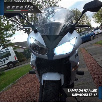 Conversione Fari Full LED ULTRA COMPATTA per KAWASAKI ER-6F 2009-2011