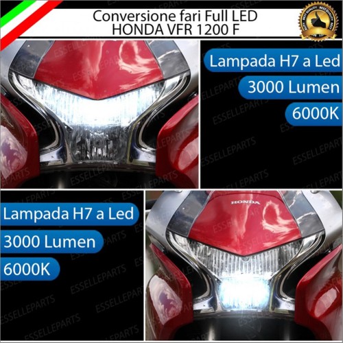 Conversione Fari Full LED ULTRA COMPATTA per HONDA VFR 1200 2009-2016 F ABS