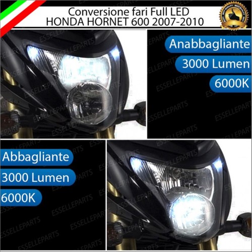 Conversione Fari Full LED ULTRA COMPATTA per HONDA Hornet 600 2007-2010