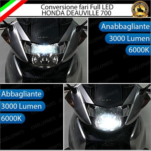 Conversione Fari Full LED ULTRA COMPATTA per HONDA Deauville 700 2006-2012
