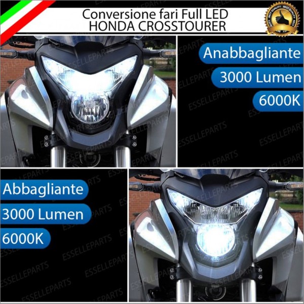 Conversione Fari Full LED ULTRA COMPATTA per HONDA Crosstourer 2011-2015 DCT ABS