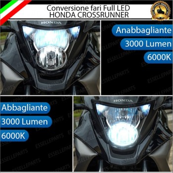 Conversione Lampade LED per Honda Crossrunner Luce Bianca