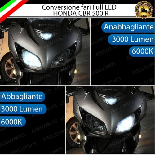 Conversione Fari Full LED ULTRA COMPATTA per HONDA CBR 500 R 2012-2016 ABS