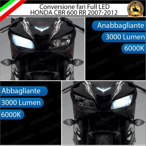 Conversione Fari Full LED ULTRA COMPATTA per HONDA CBR 600 RR 2009-2012