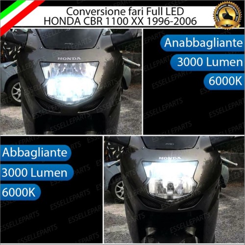 Conversione - ULTRA COMPATTA - Fari Full LED per HONDA CBR 1100 XX (1999-2000) Superblackbird