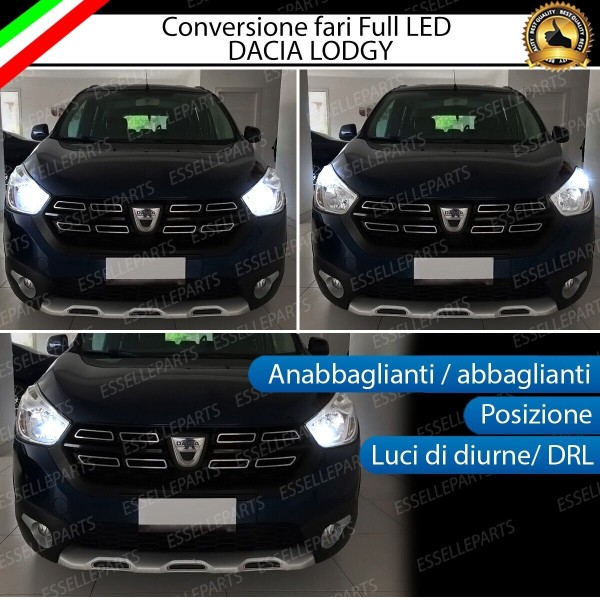 Conversione Fari Full LED DACIA LODGY