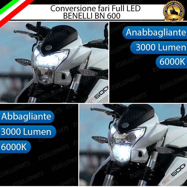 Conversione - ULTRA COMPATTA - Fari Full LED per BENELLI BN 600 (2017-2018) GT