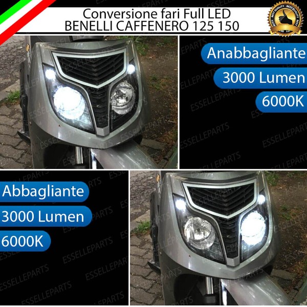 Conversione - ULTRA COMPATTA - Fari Full LED per BENELLI Caffenero 150 (2011-2015)