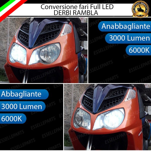 Conversione LED ULTRA COMPATTA per DERBI Rambla 125 (2008-2014)