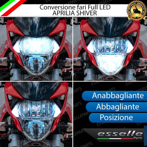 Conversione Fari Full LED - ULTRA COMPATTA - per APRILIA Shiver 900 2019-2020 ABS
