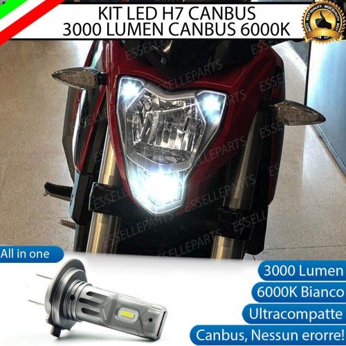 Lampada H7 - ULTRA COMPATTA - 3000 LUMEN Abbagliante per BENELLI BN 251 2015-2016