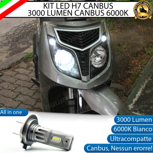 Lampada H7 3000 LUMEN Anabbagliante per BENELLI Caffenero 150 2011-2015