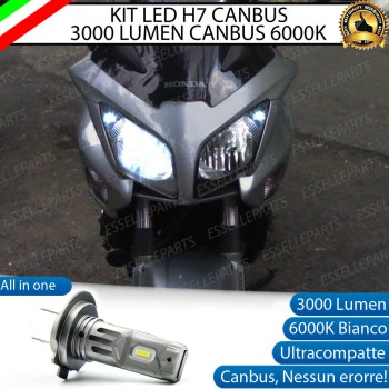 Lampada H7 - ULTRA COMPATTA - 3000 LUMEN Abbagliante per HONDA CBF 1000 2006-2008