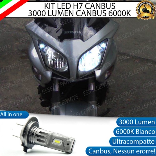 Lampada H7 - ULTRA COMPATTA - 3000 LUMEN Anabbagliante per HONDA CBF 1000 2006-2008