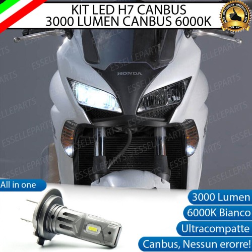 Lampada H7 - ULTRA COMPATTA - 3000 LUMEN Anabbagliante per HONDA CBF 1000 2010-2013 F