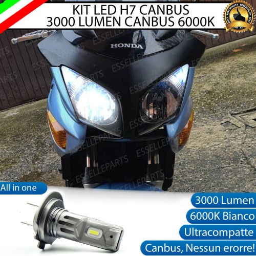 Lampada H7 - ULTRA COMPATTA - 3000 LUMEN Abbagliante per HONDA CBF 600 2007-2012 S