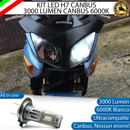 Lampada H7 - ULTRA COMPATTA - 3000 LUMEN Anabbagliante per HONDA CBF 600 2007-2012 S