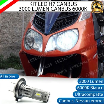 Lampada H7 - ULTRA COMPATTA - 3000 LUMEN Abbagliante per DERBI Rambla 125 2008-2014