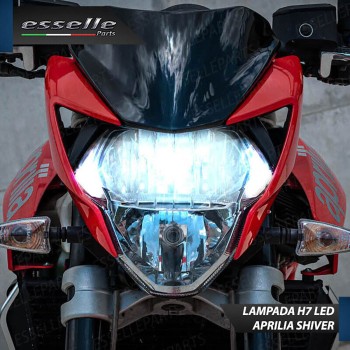 Lampada Anabbagliante LED H7 3000 Lumen per APRILIA Shiver 750 2009-2012 GT ABS