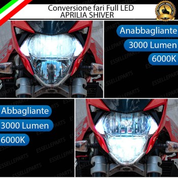 Lampade a LED H7 per APRILIA Shiver 750 2009-2012 GT ABS