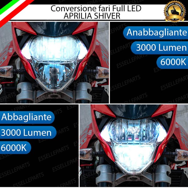 Conversione LED ULTRA COMPATTA per APRILIA Shiver (750) (2010-2016)