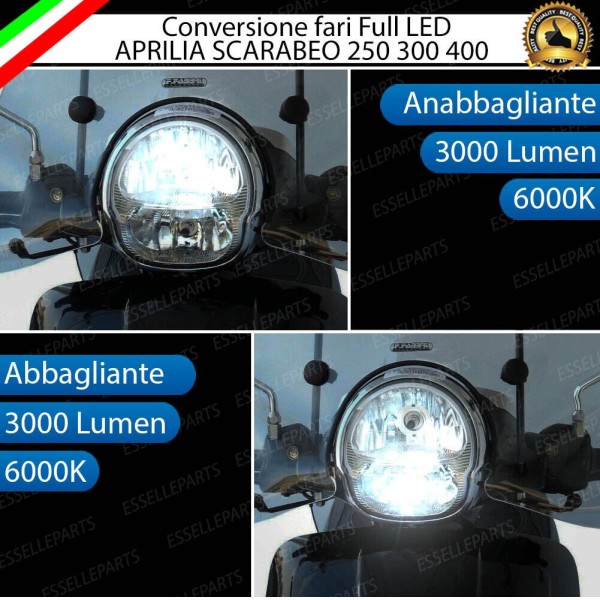 Conversione LED ULTRA COMPATTA per APRILIA Scarabeo (250) (2006-2011)