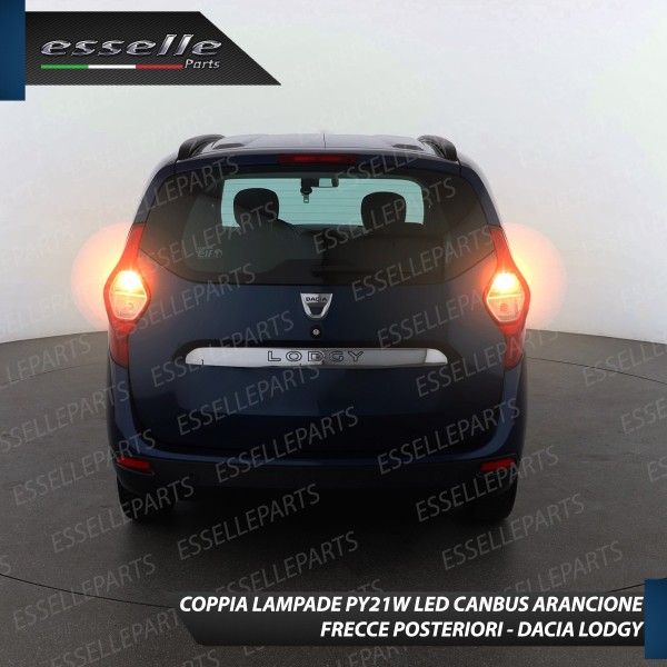 Coppia Frecce Posteriori PY21W 35 LED Canbus DACIA Lodgy
