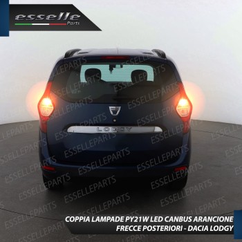 Coppia Frecce Posteriori PY21W 35 LED Canbus DACIA Lodgy Coppia Frecce Posteriori PY21W 35 LED Canbus DACIA Lodgy