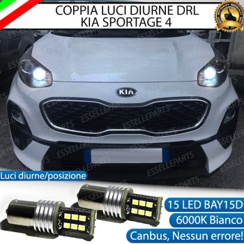 Luci POSIZIONE DIURNE Led Canbus KIA SPORTAGE 4 Luce Bianca No Error