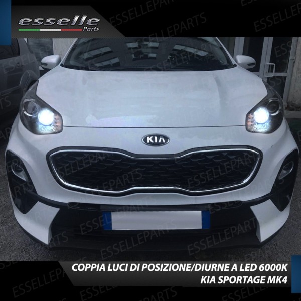 Luci POSIZIONE DIURNE Led Canbus KIA SPORTAGE 4 Luce Bianca No Error