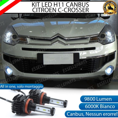 Kit Full LED Fendinebbia H11 9800 LUMEN per CITROEN C-CROSSER
