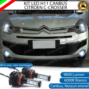 Kit Full LED Fendinebbia H11 9800 LUMEN per CITROEN C-CROSSER Kit Full LED Fendinebbia H11 9800 LUMEN per CITROEN C-CROSSER