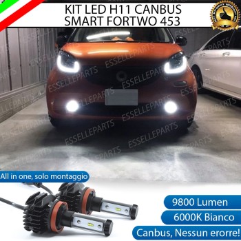 Kit Full LED H16 Fendinebbia 9800 LUMEN per SMART FORTWO III Kit Full LED H16 Fendinebbia 9800 LUMEN per SMART FORTWO III