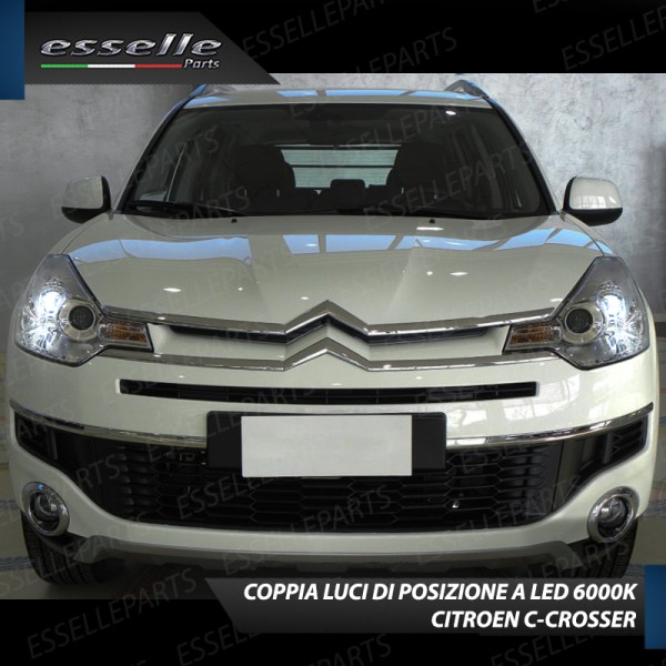 Lampade T10 W5W 6 LED luci posizione Citroen C-Crosser