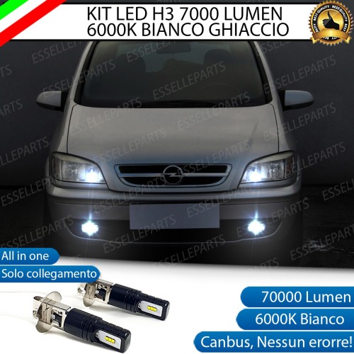 Kit Full LED H3 7000 Lumen Fendinebbia Opel Zafira A