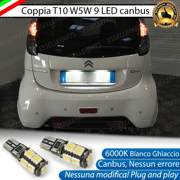 Coppia lampade Luci targa LED specifiche per CITROEN C-ZERO