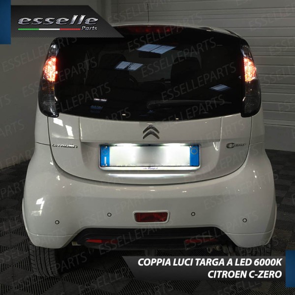 Coppia lampade Luci targa LED specifiche per CITROEN C-ZERO